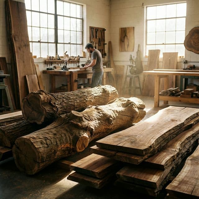 Ustalıkla işlenmiş ahşap detayları